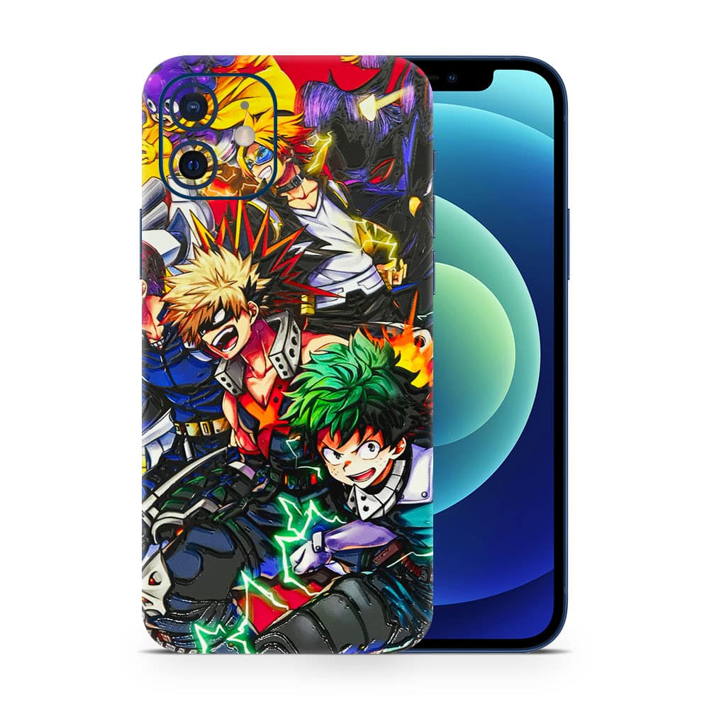 Iphone 12 my hero 3d skin wrapitskin