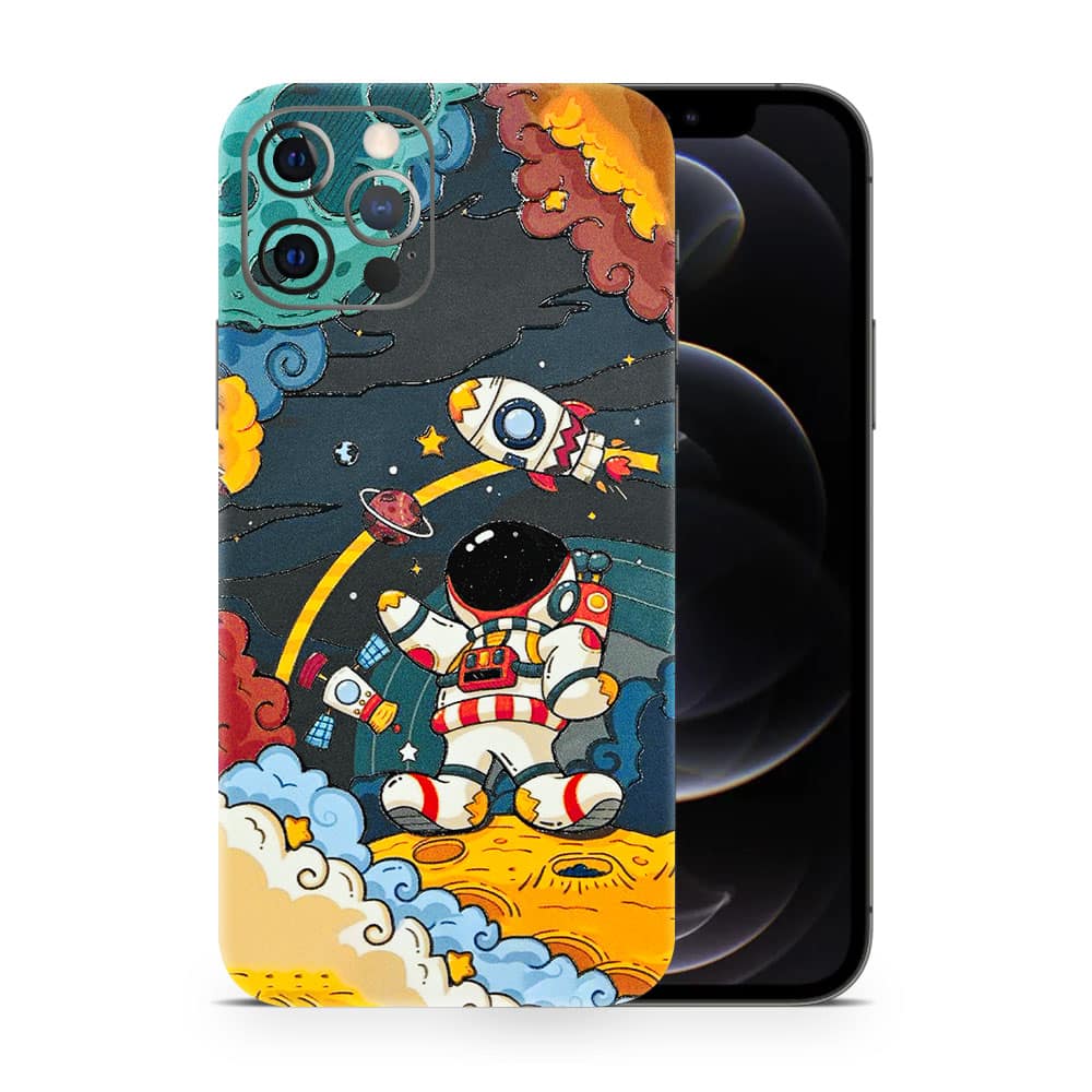 Iphone 12 pro flight planet 3d skin wrapitskin