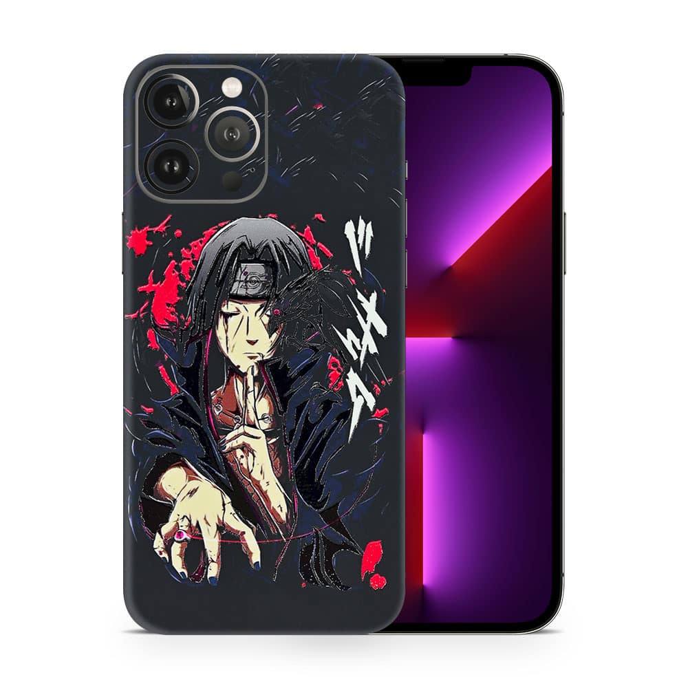 Iphone 13 pro max itachi uchiha 3d skin wrapitskin