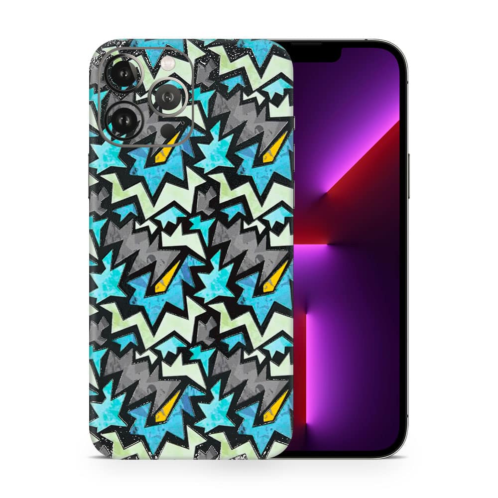 Iphone 13 pro graffiti harmony 3d skin wrapitskin