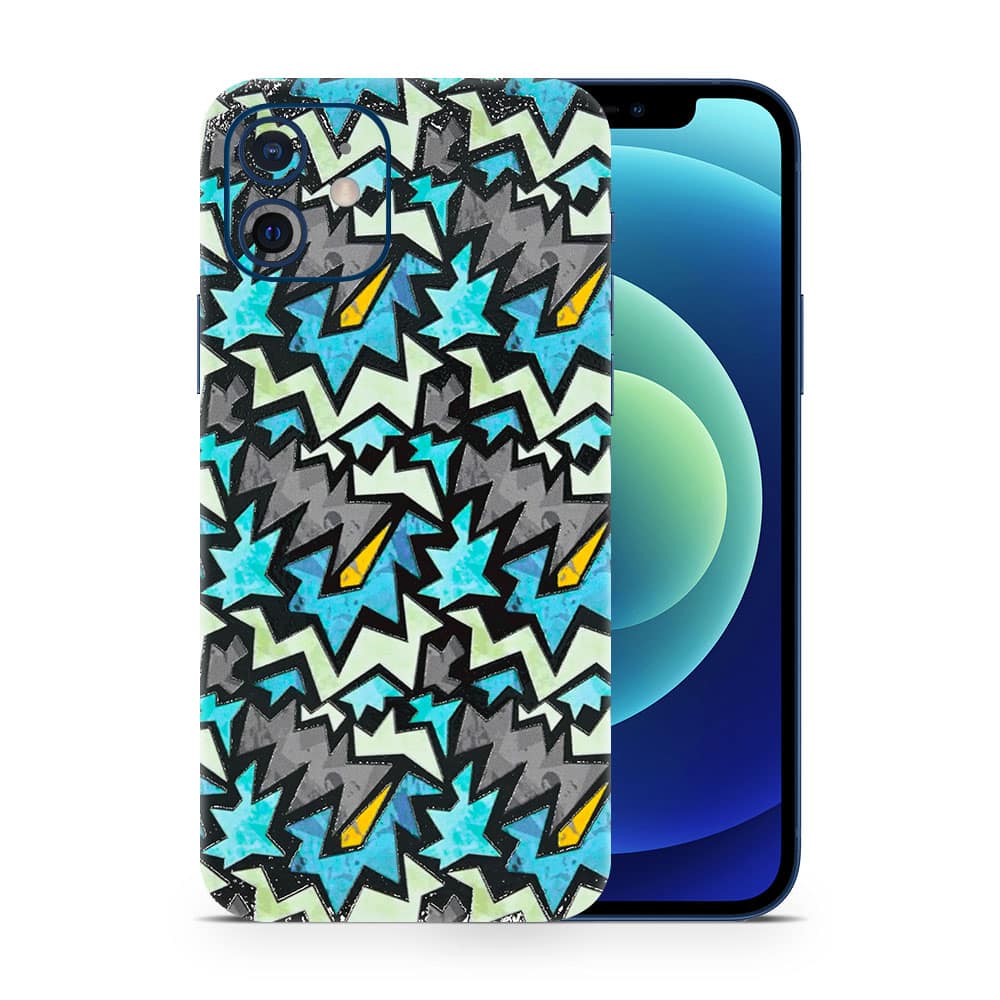 Iphone 12 mini graffiti harmony 3d skin wrapitskin