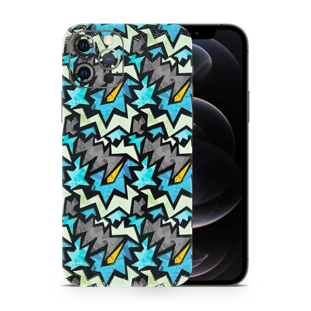 Iphone 12 pro graffiti harmony 3d skin wrapitskin