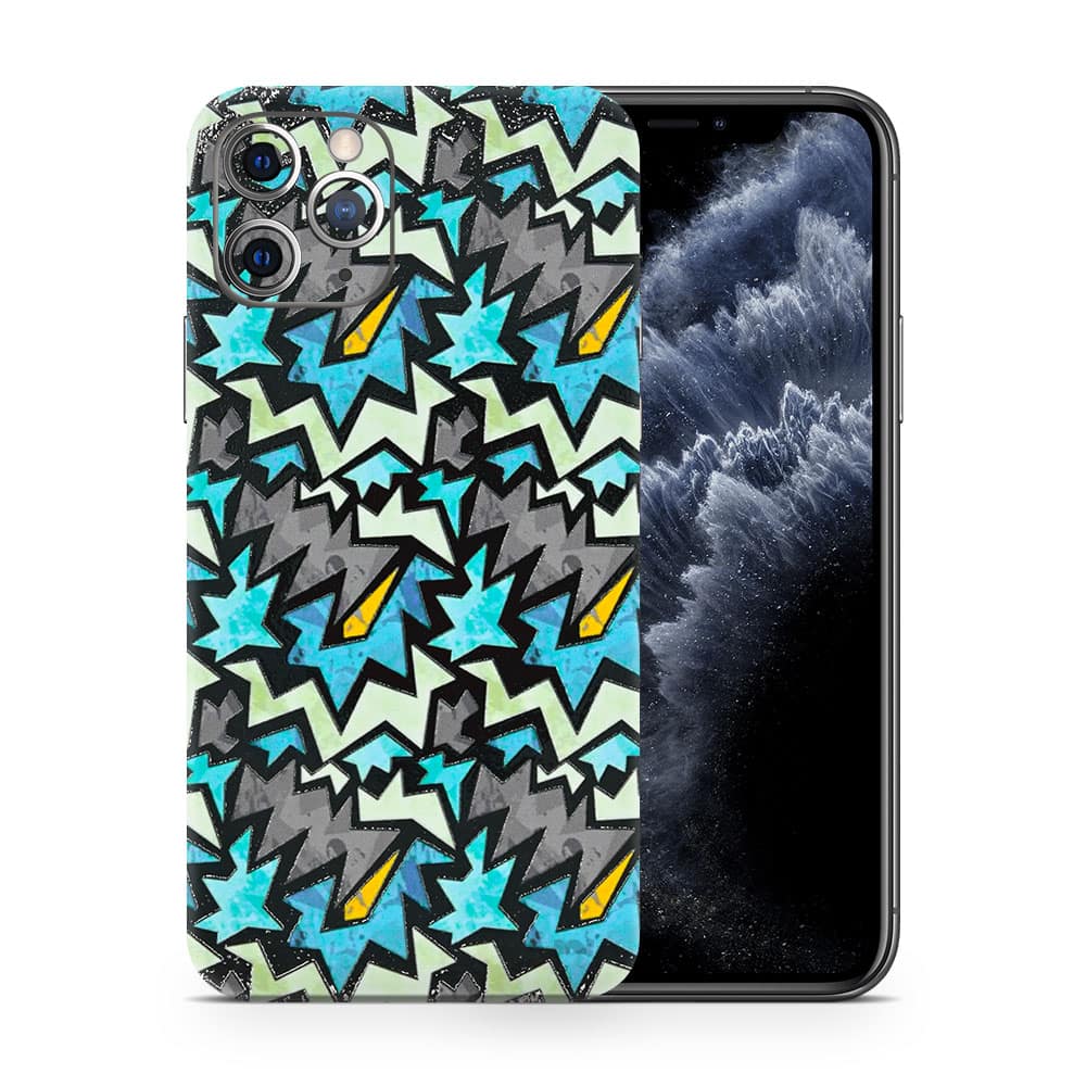 Iphone 11 pro graffiti harmony 3d skin wrapitskin