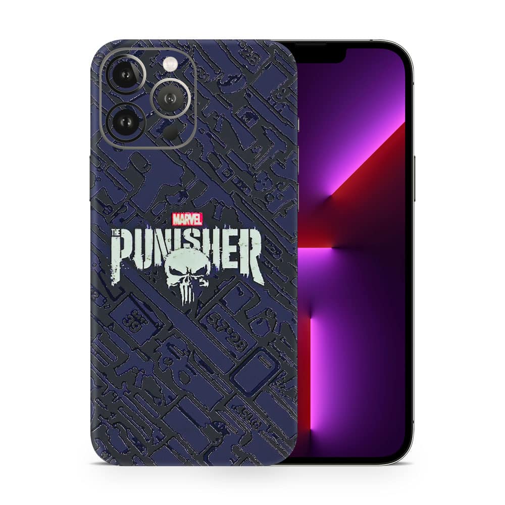 Iphone 13 pro punisher 3d skin wrapitskin