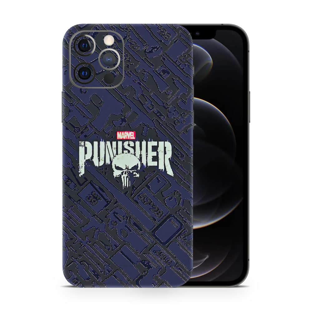 Iphone 12 pro punisher 3d skin wrapitskin