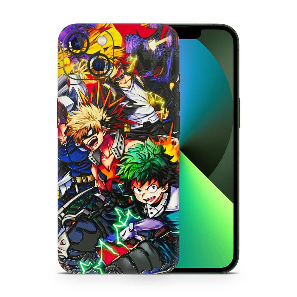 Iphone 13 mini my hero 3d skin wrapitskin