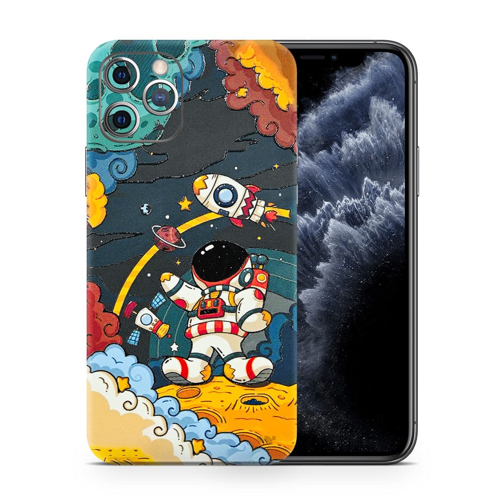 Iphone 11 pro flight planet 3d skin wrapitskin