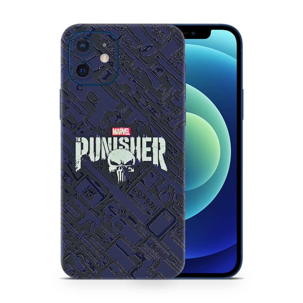 Iphone 12 punisher 3d skin wrapitskin