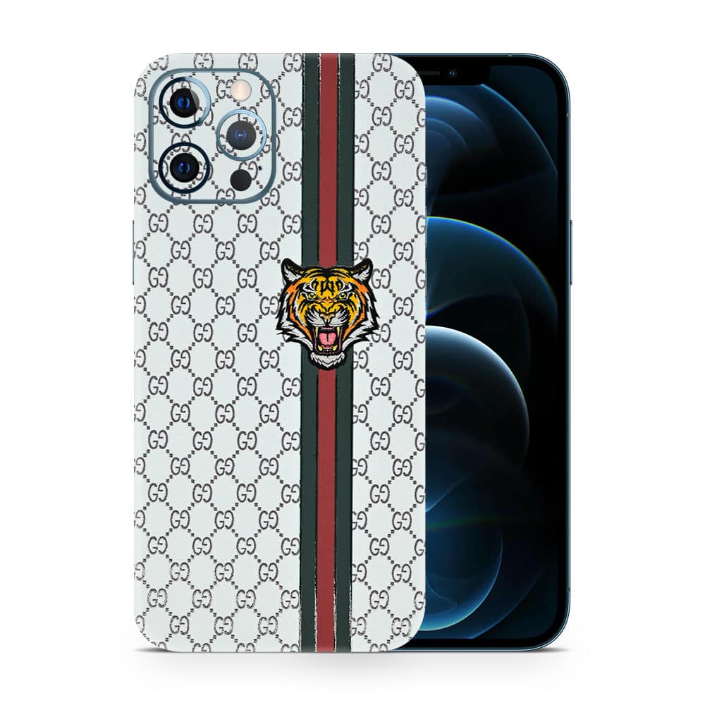 Iphone 12 pro max gucci tiger 3d skin wrapitskin