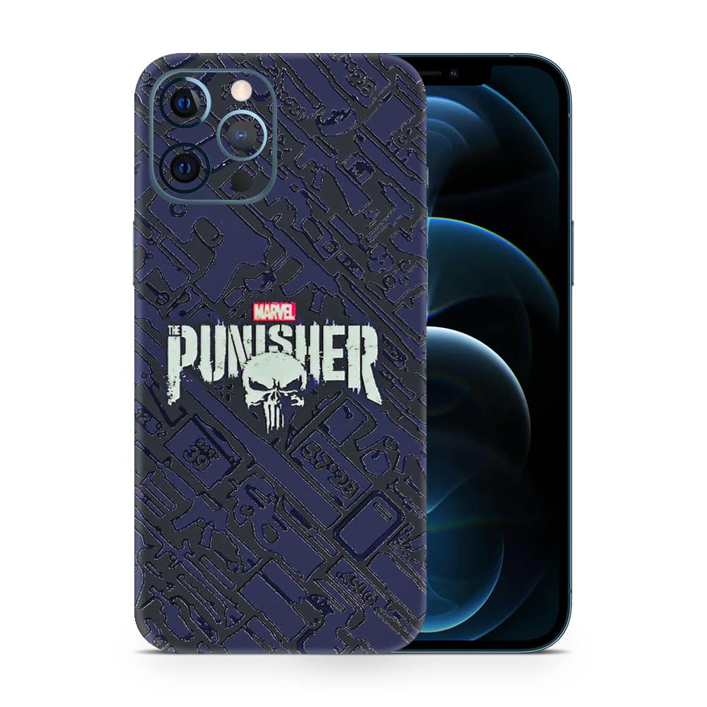 Iphone 12 pro max punisher 3d skin wrapitskin