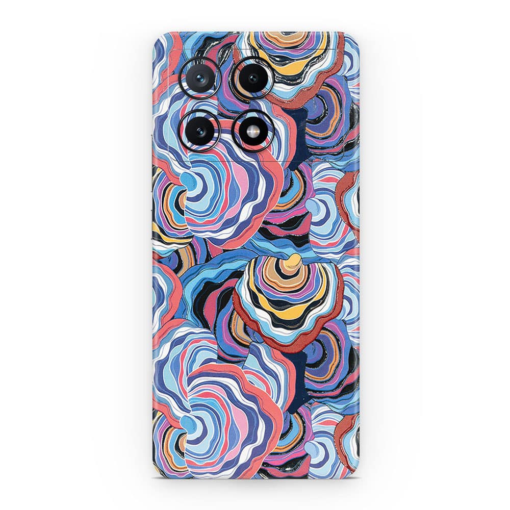 Poco x6 pro 5g abstract multicolor 3d skin wrapitskin