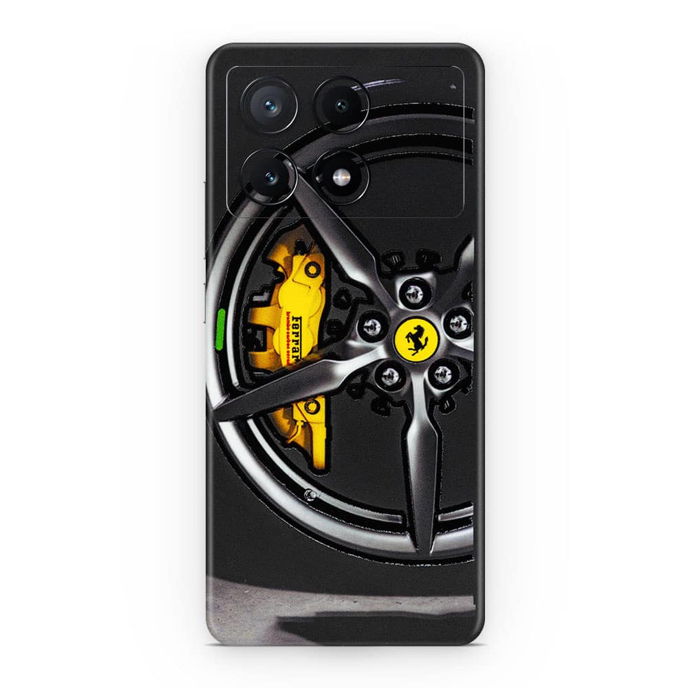 Poco x6 pro 5g ferrari rim 3d skin wrapitskin