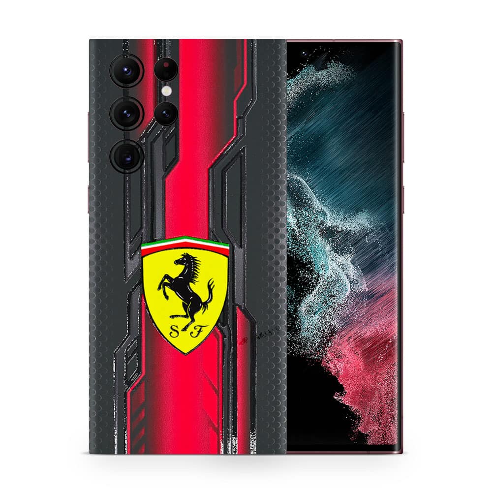 Galaxy s22 ultra ferrari's legacy 3d skin wrapitskin