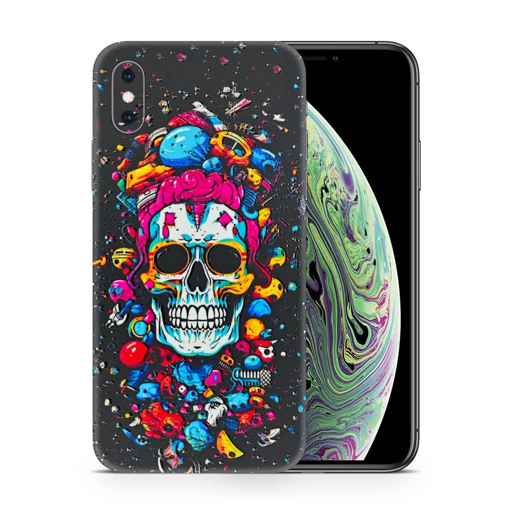 Iphone xs max skull 3d skin wrapitskin