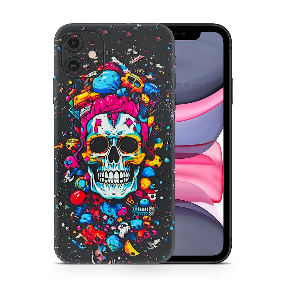 Iphone 11 skull 3d skin wrapitskin