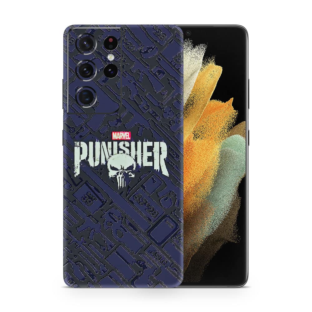 Galaxy s21 ultra punisher 3d skin wrapitskin