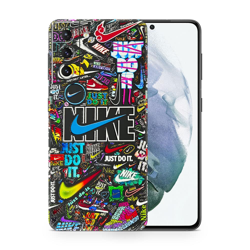 Galaxy s21 nike logos 3d skin wrapitskin