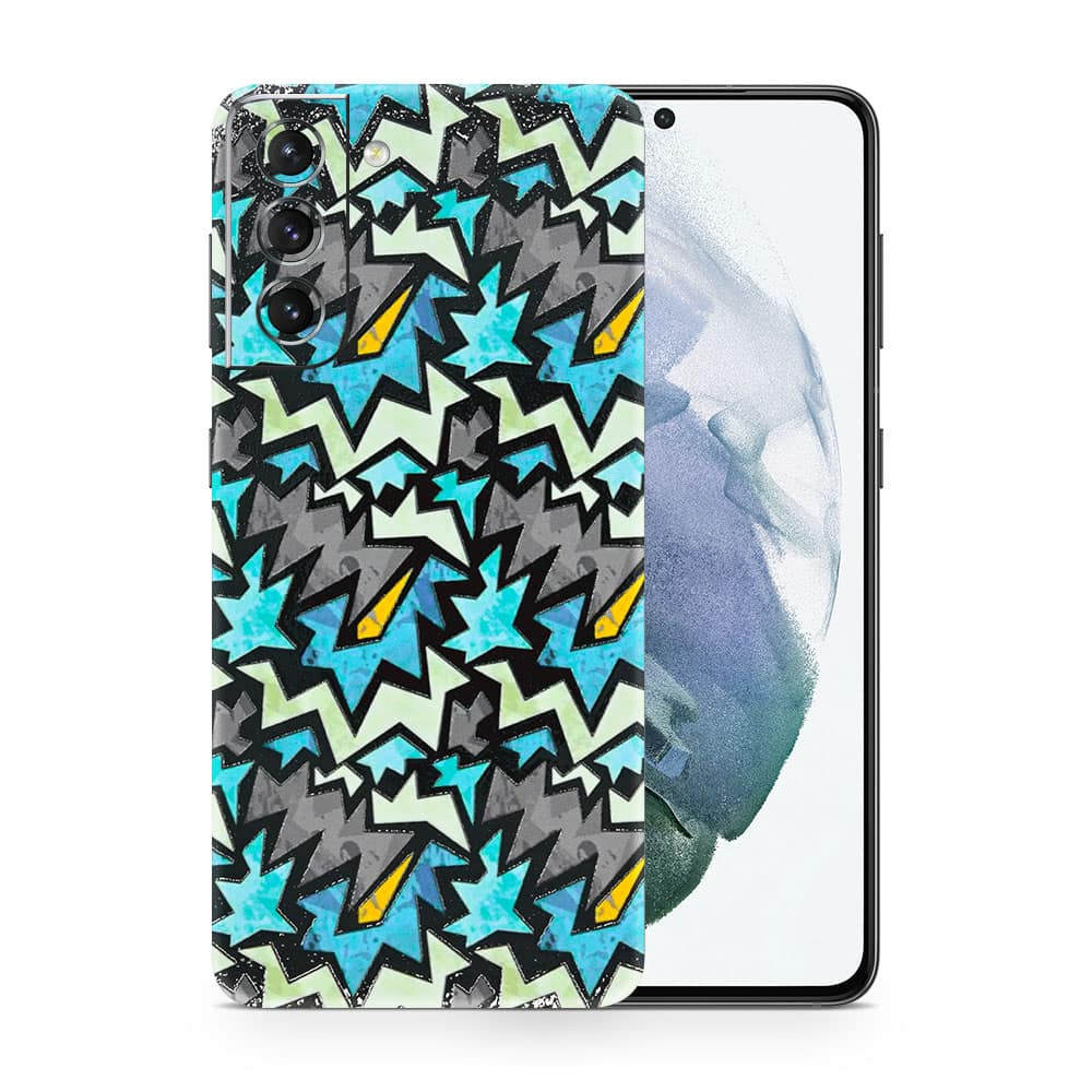 Galaxy s21 plus graffiti harmony 3d skin wrapitskin