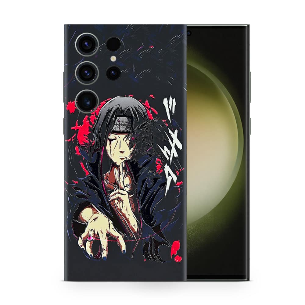 Galaxy s23 ultra itachi uchiha 3d skin wrapitskin