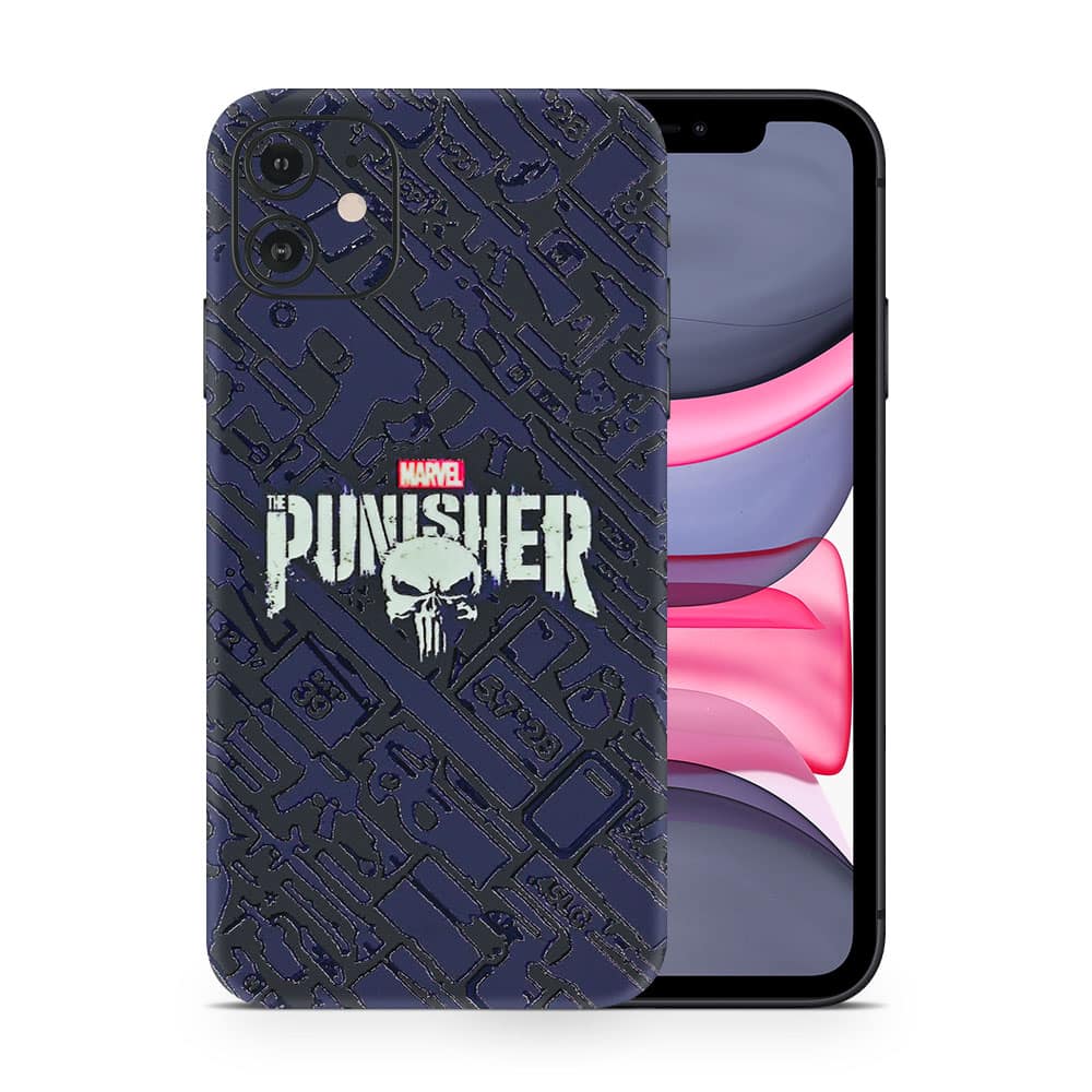 Iphone 11 punisher 3d skin wrapitskin