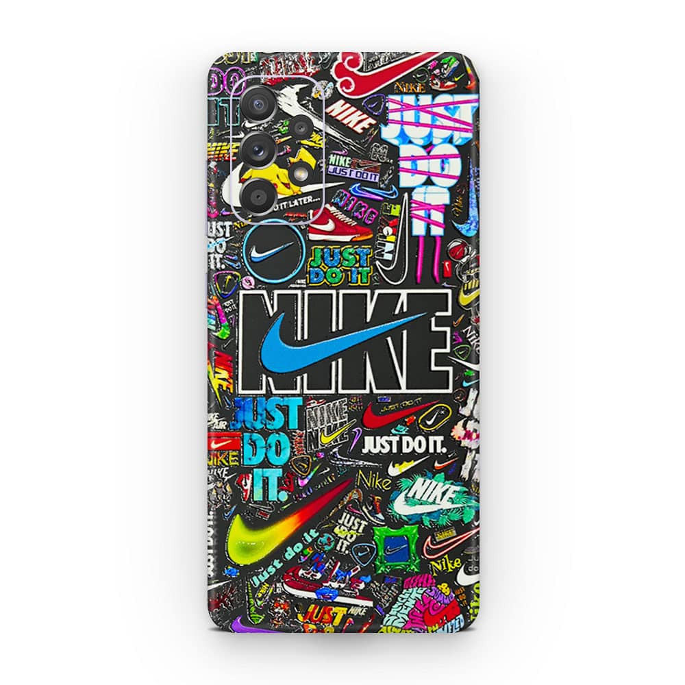 Galaxy a52 nike logos 3d skin wrapitskin