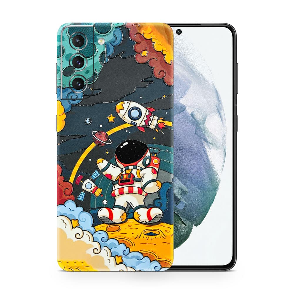 Galaxy s21 flight planet 3d skin wrapitskin