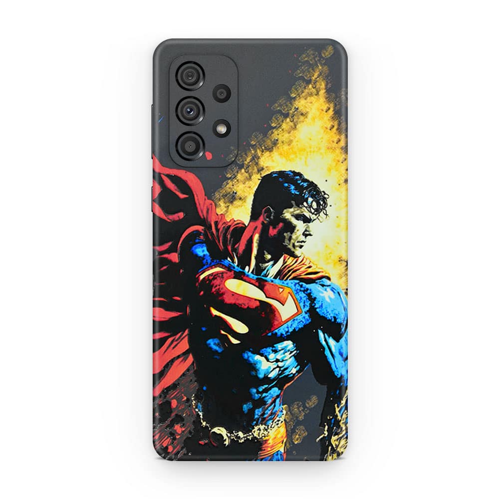 Galaxy a33 5g superman comic 3d skin wrapitskin