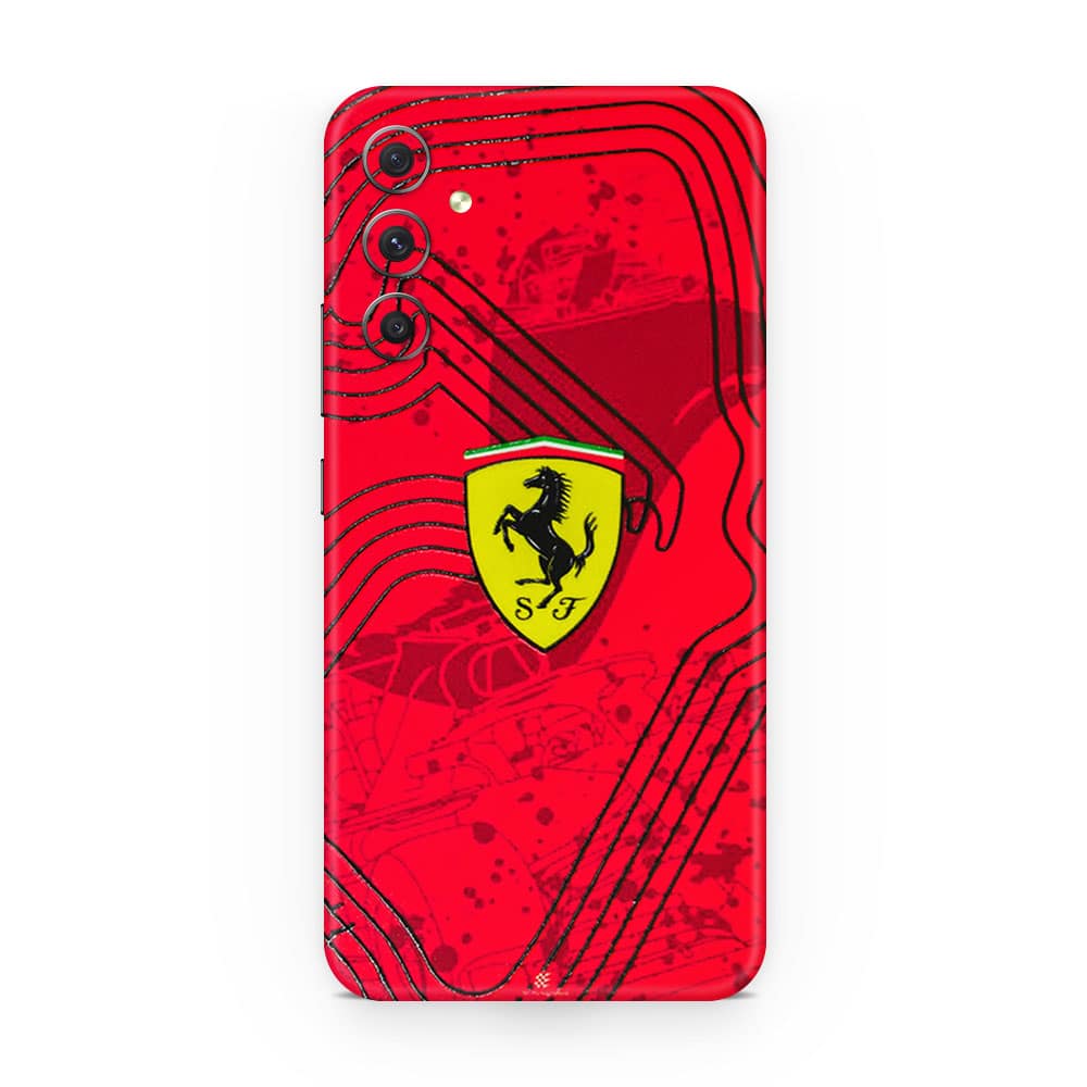 Galaxy a34 ferrari's blaze 3d skin wrapitskin