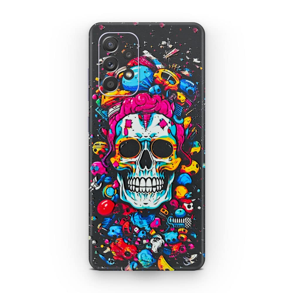 Galaxy a52 skull 3d skin wrapitskin