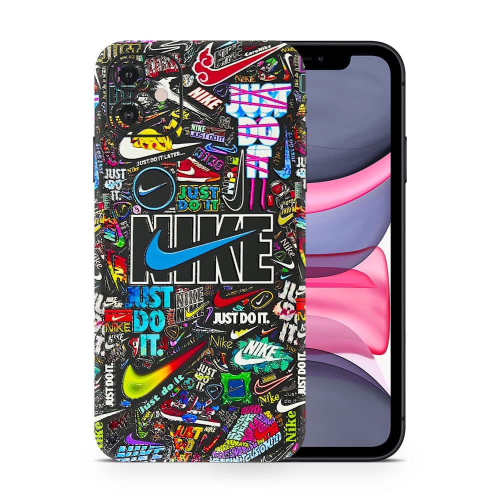 Iphone 11 nike logos 3d skin wrapitskin