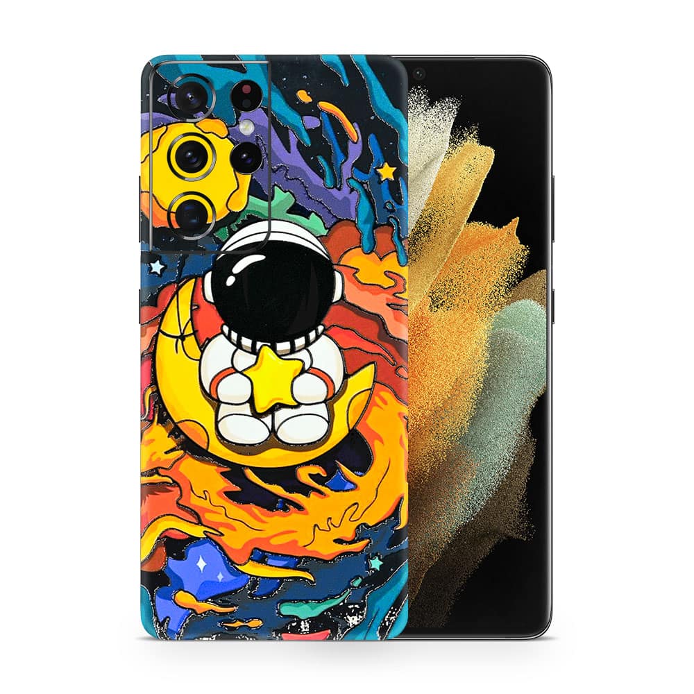 Galaxy s21 ultra astronaut 3d skin wrapitskin