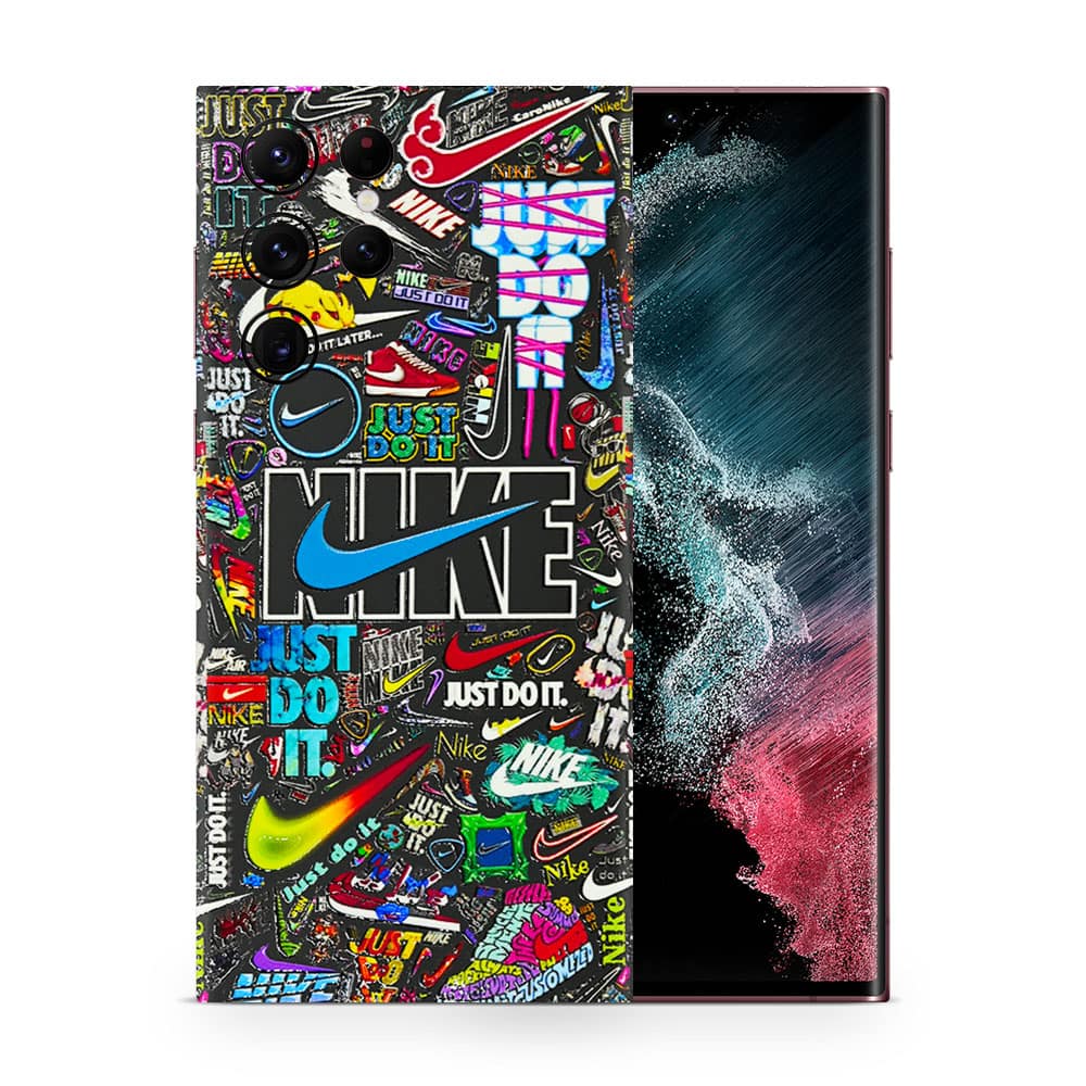 Galaxy s22 ultra nike logos 3d skin wrapitskin