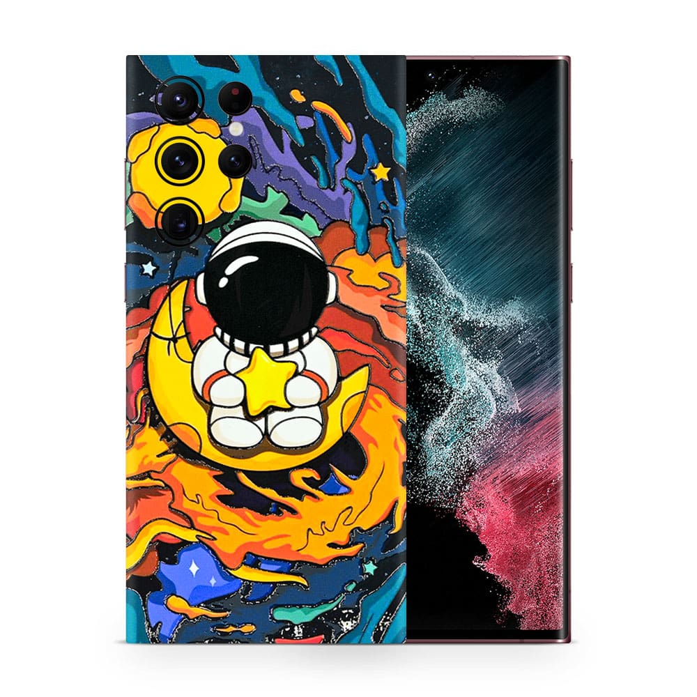 Galaxy s22 ultra astronaut 3d skin wrapitskin