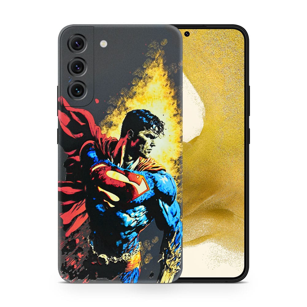 Galaxy s22 superman comic 3d skin wrapitskin