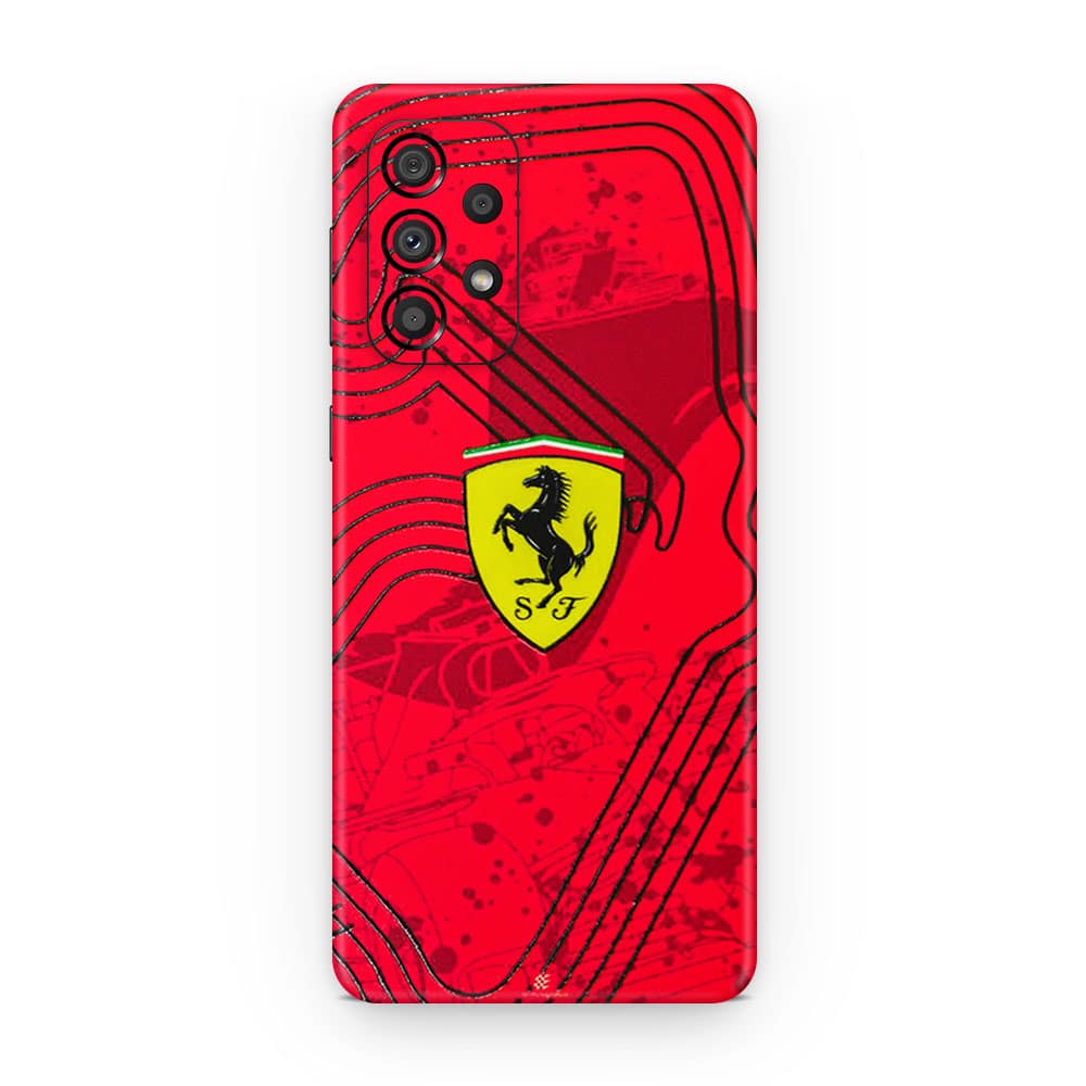 Galaxy a33 5g ferrari's blaze 3d skin wrapitskin