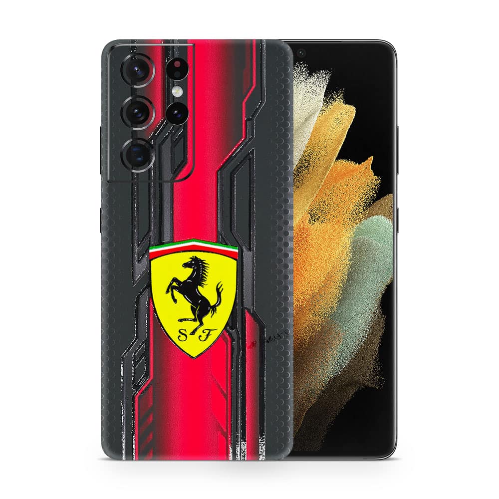Galaxy s21 ultra ferrari's legacy 3d skin wrapitskin