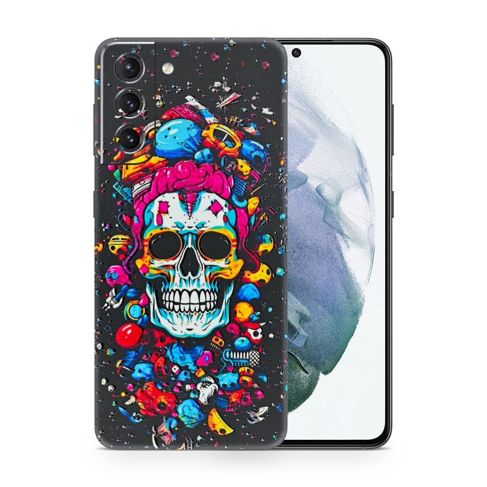 Galaxy s21 plus skull 3d skin wrapitskin