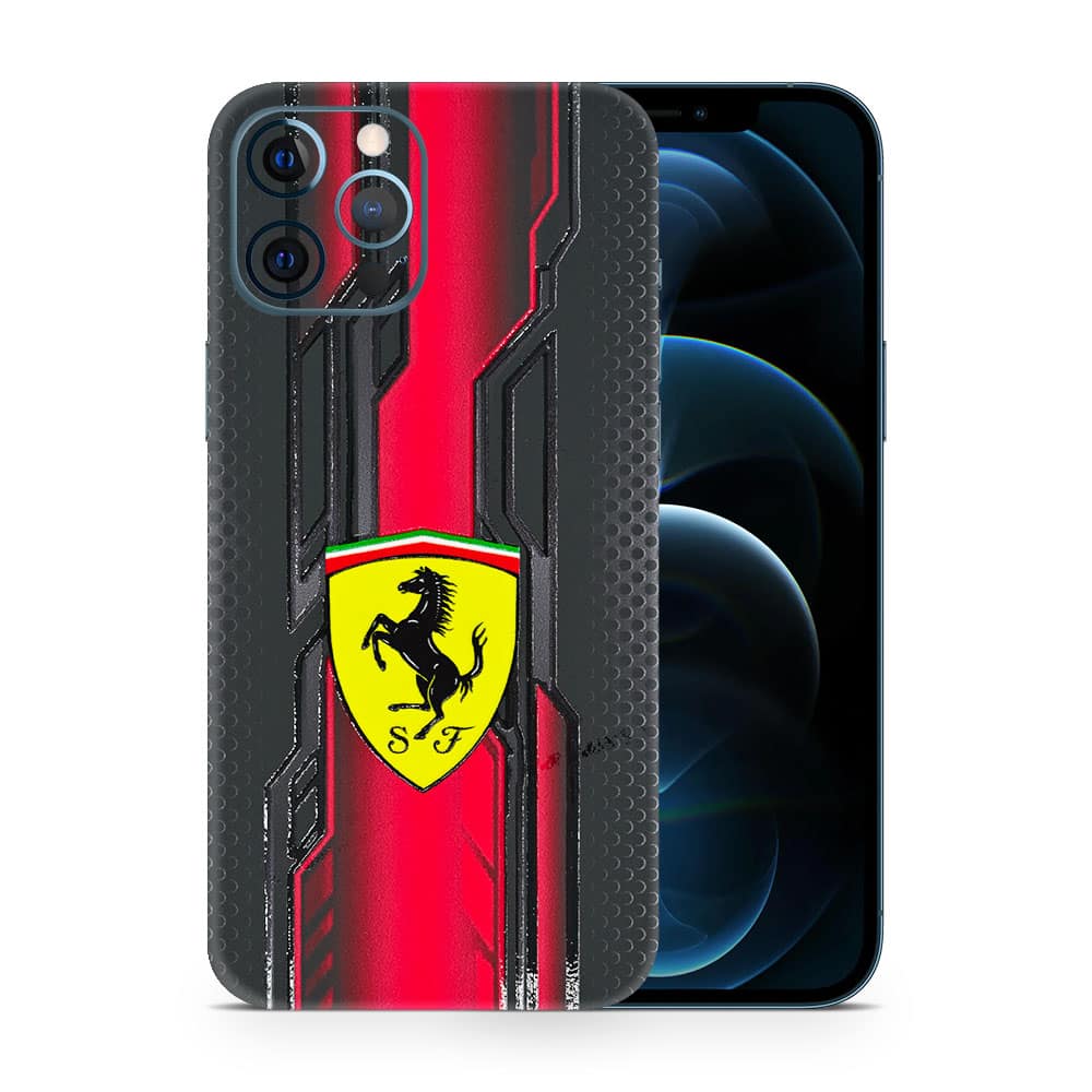 Iphone 12 pro max ferrari's legacy 3d skin wrapitskin
