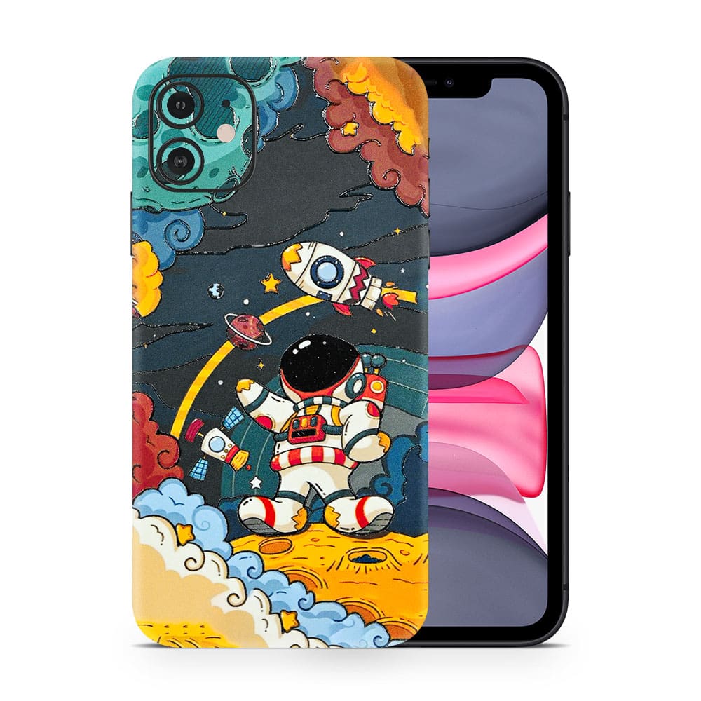 Iphone 11 flight planet 3d skin wrapitskin
