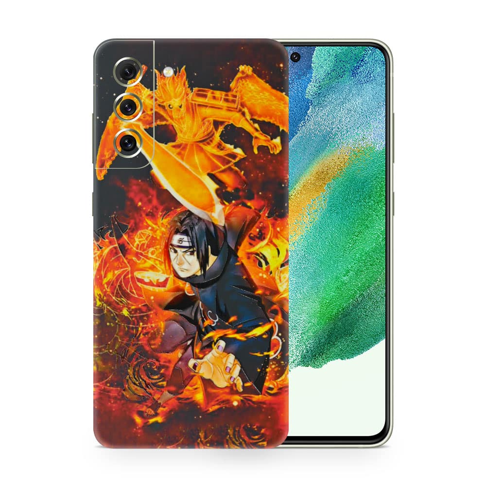 Galaxy s21 fe itachi 3d skin wrapitskin