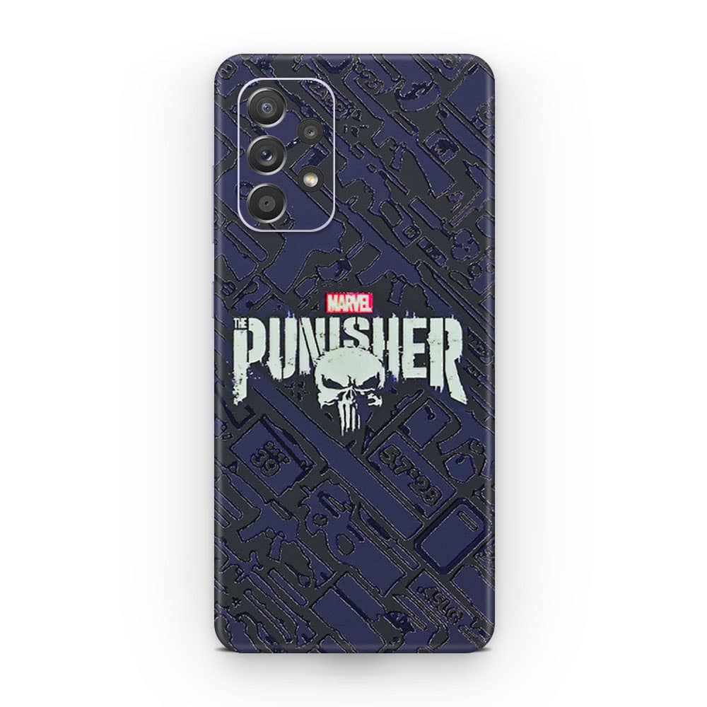 Galaxy a72 punisher 3d skin wrapitskin