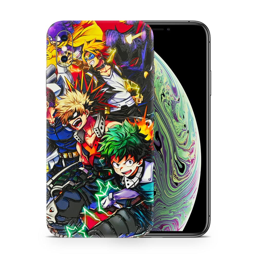 Iphone xs max my hero 3d skin wrapitskin
