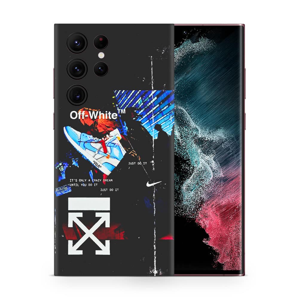 Galaxy s22 ultra jordan 3d skin wrapitskin