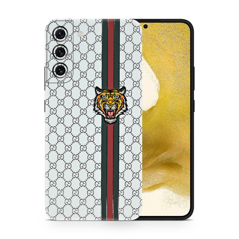 Galaxy s22 gucci tiger 3d skin wrapitskin