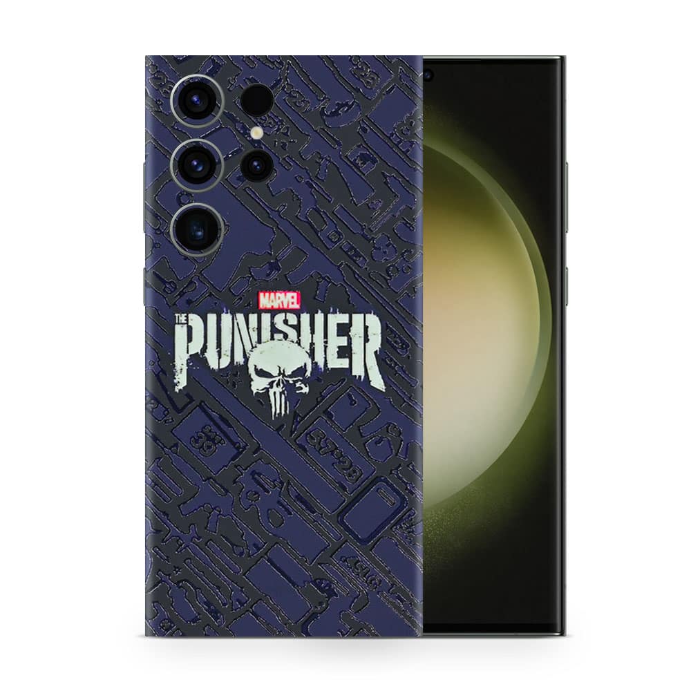 Galaxy s23 ultra punisher 3d skin wrapitskin
