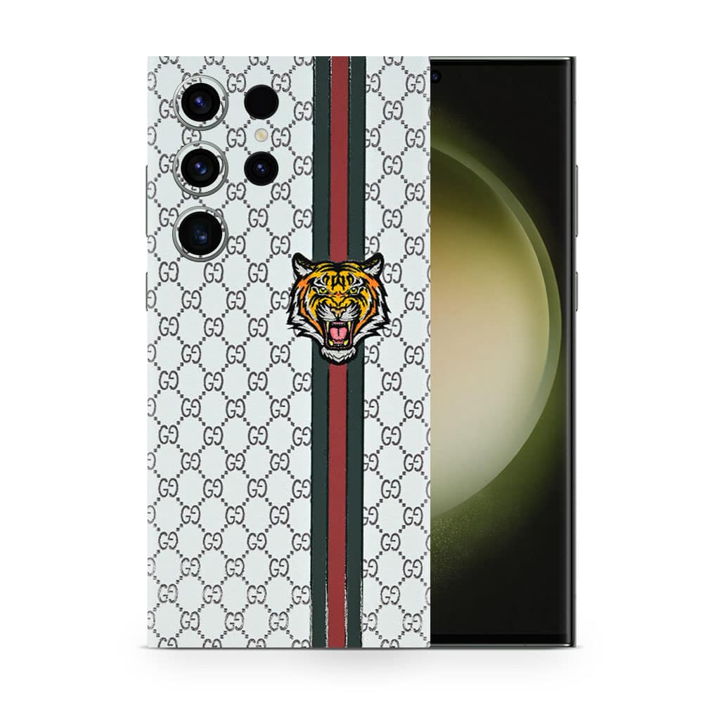 Galaxy s23 ultra gucci tiger 3d skin wrapitskin