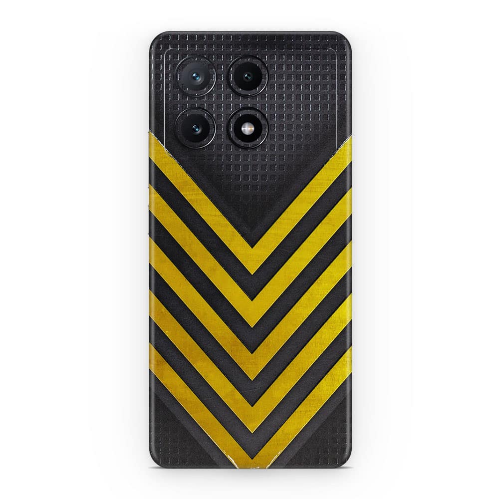 Poco x6 pro 5g arrows yellow 3d skin wrapitskin