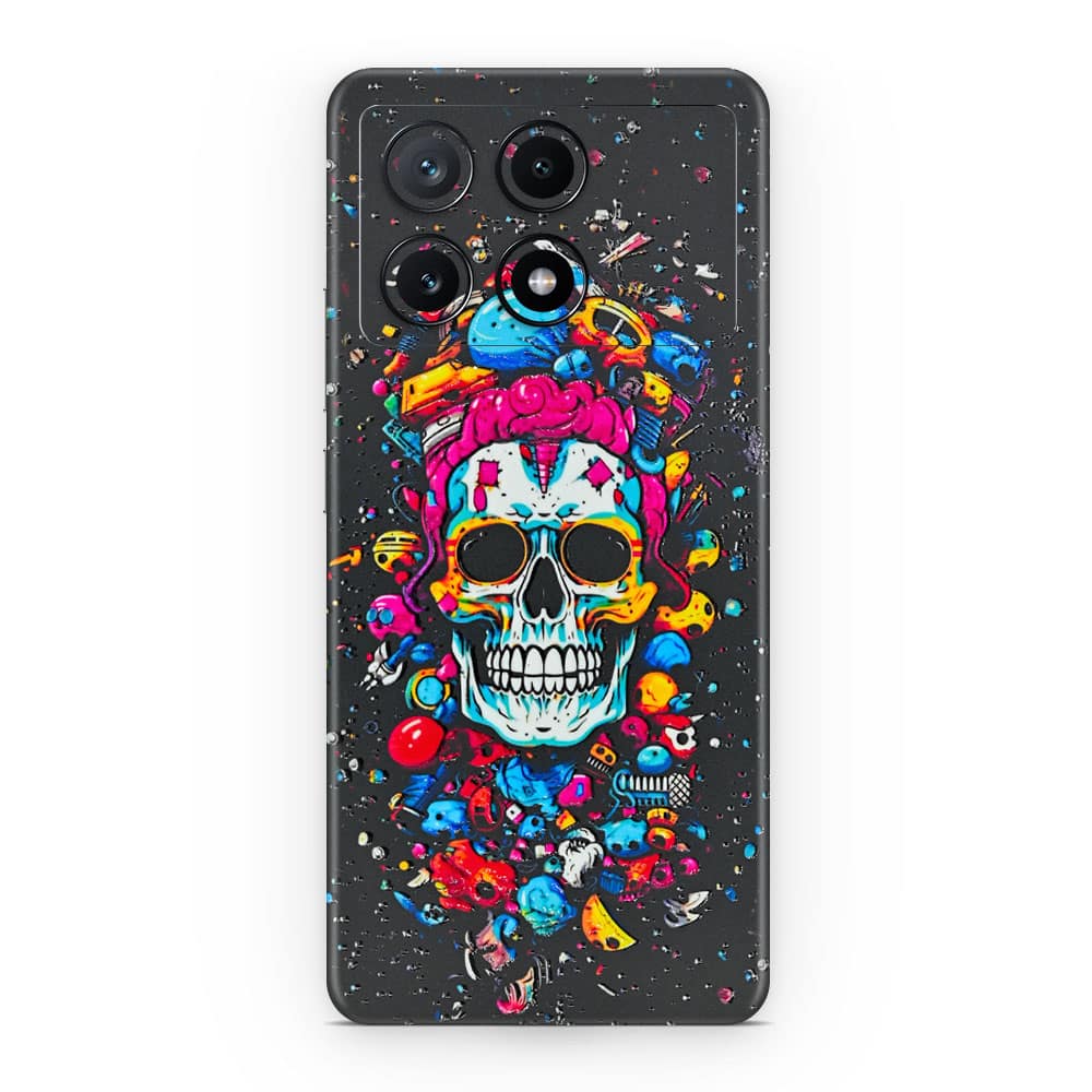 Poco x6 pro 5g skull 3d skin wrapitskin