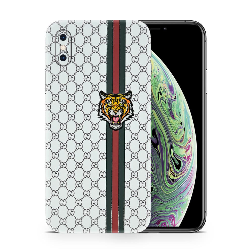 Iphone xs max gucci tiger 3d skin wrapitskin