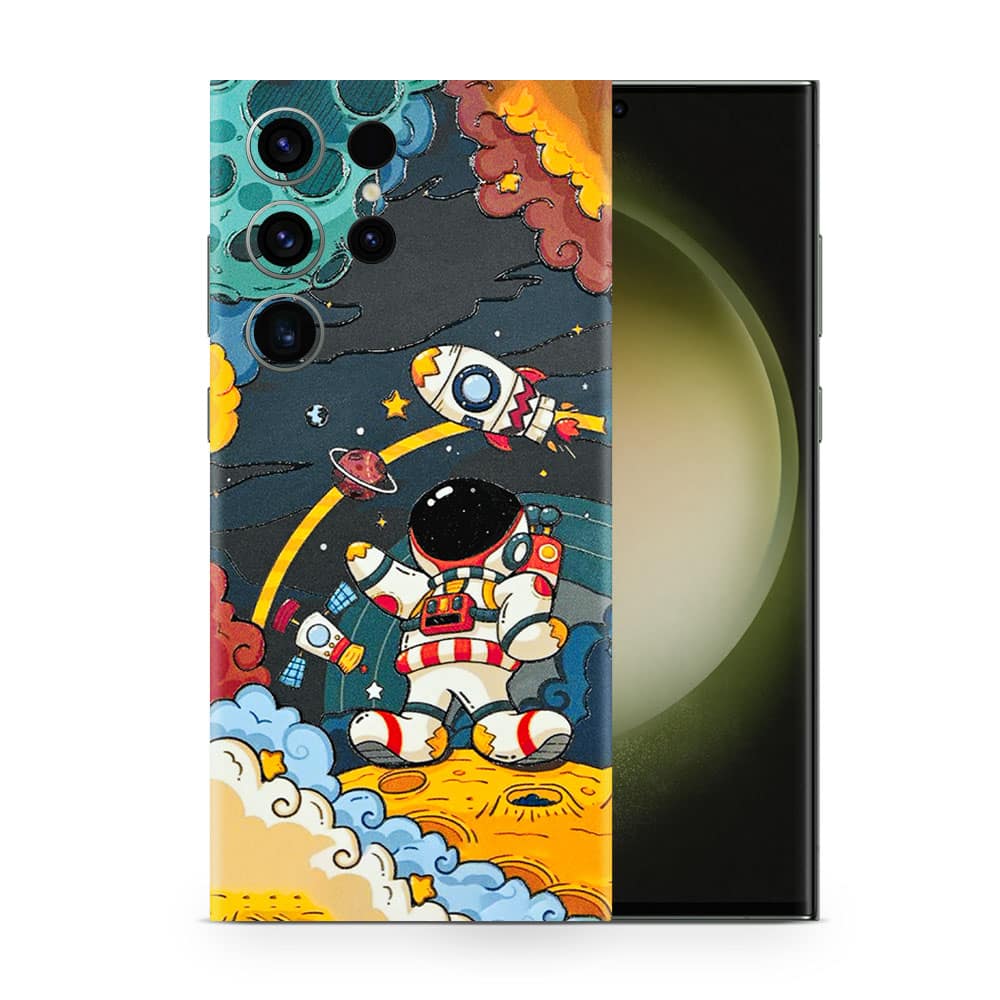Galaxy s23 ultra flight planet 3d skin wrapitskin